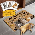 Just So You Know Custom Doormat Dog Doormat Personalized Doormat