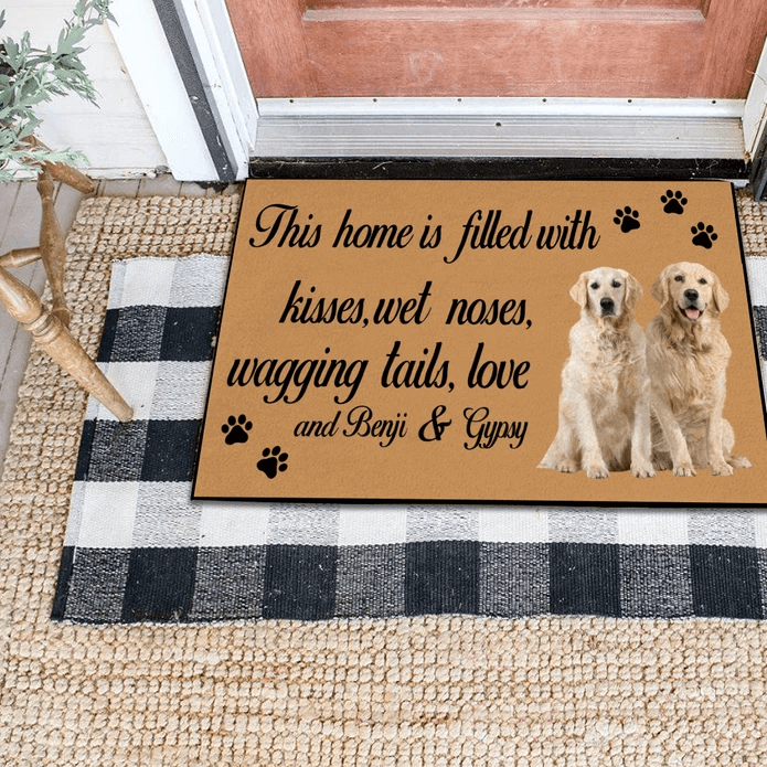 custom dog doormat