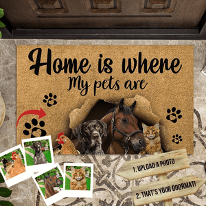 custom dog doormat