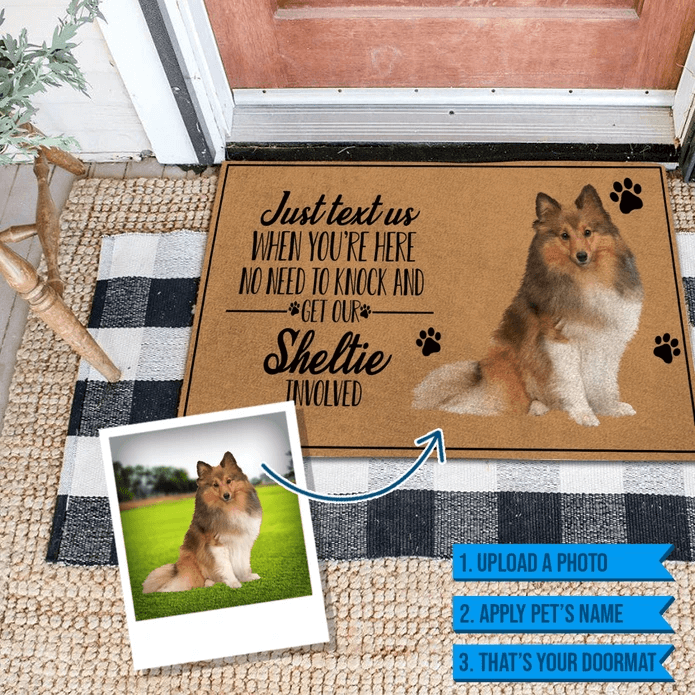custom dog doormat