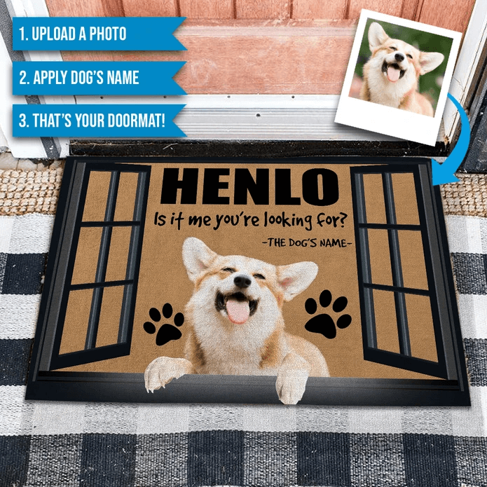 custom dog doormat