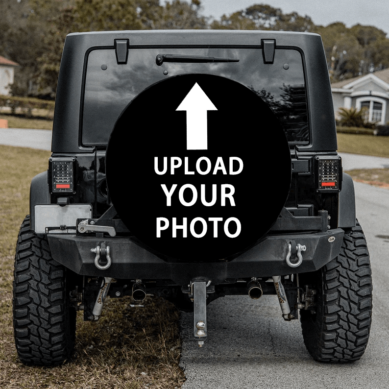 Custom tire cover Personalized tire cover Custom made spare wheel covers fit for Jeep/CRV/RV Spare Tire Covers