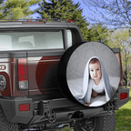 Custom tire cover Personalized tire cover Custom made spare wheel covers fit for Jeep/CRV/RV Spare Tire Covers