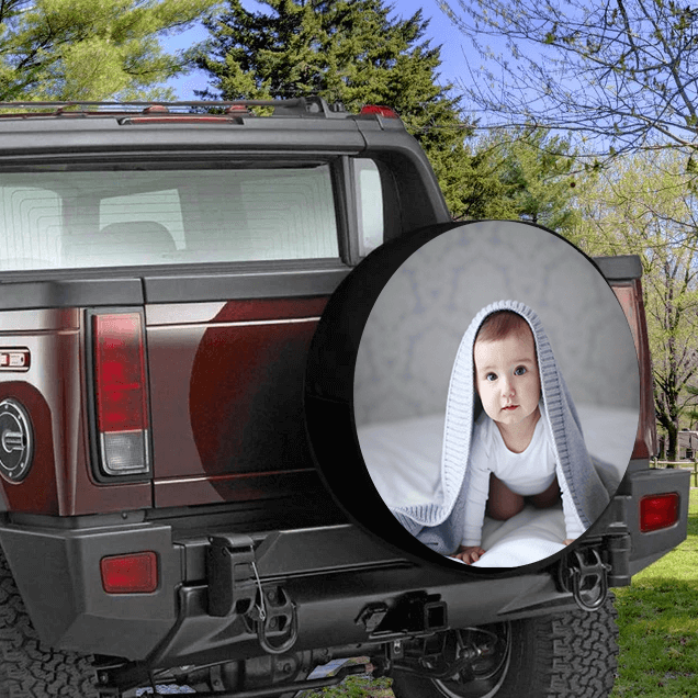 Custom tire cover Personalized tire cover Custom made spare wheel covers fit for Jeep/CRV/RV Spare Tire Covers