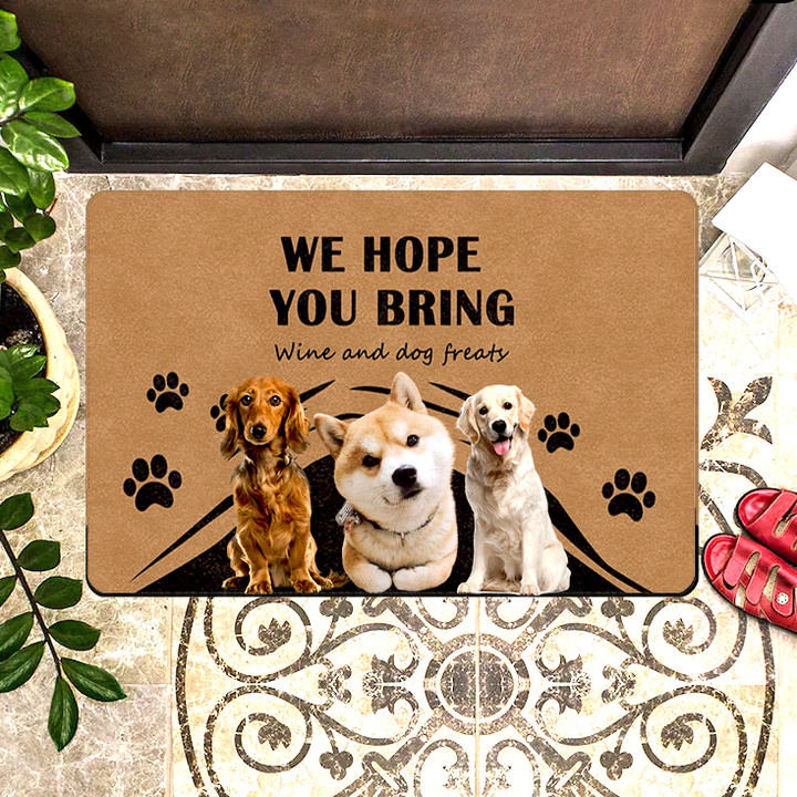 custom dog doormat