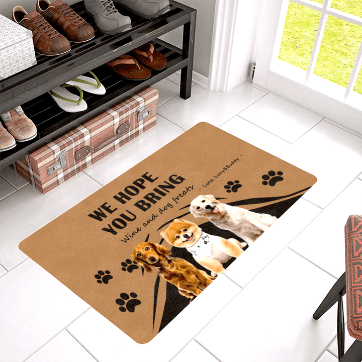 custom dog doormat