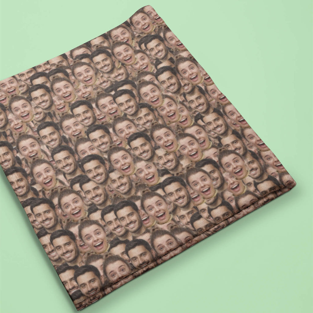 Multiple Faces Blanket Custom Photo Face Blanket  For Best Mom
