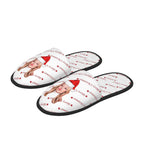 Custom Face Women's and Men's Slippers Christmas Gift